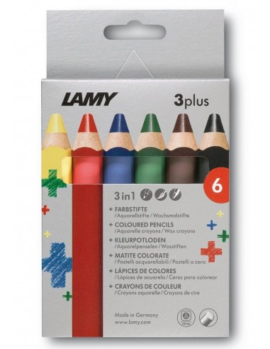 LAMY 3plus, caja de 6 colores