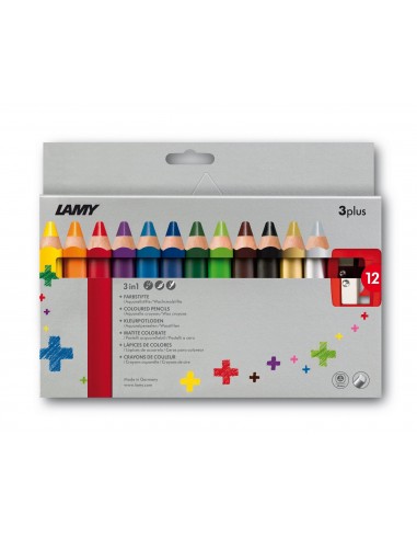 LAMY 3plus, caja de 12 colores